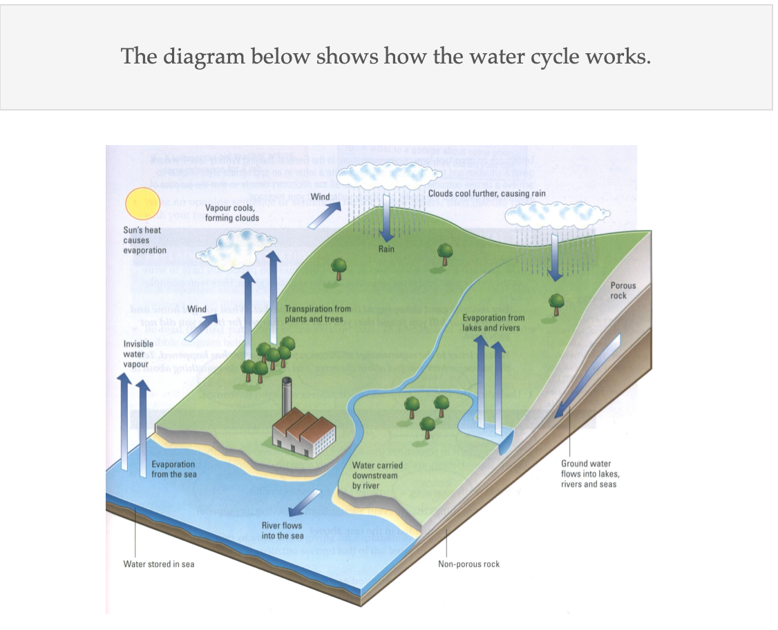 How the water cycle works 题图